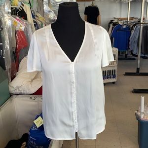 Silk white blouse